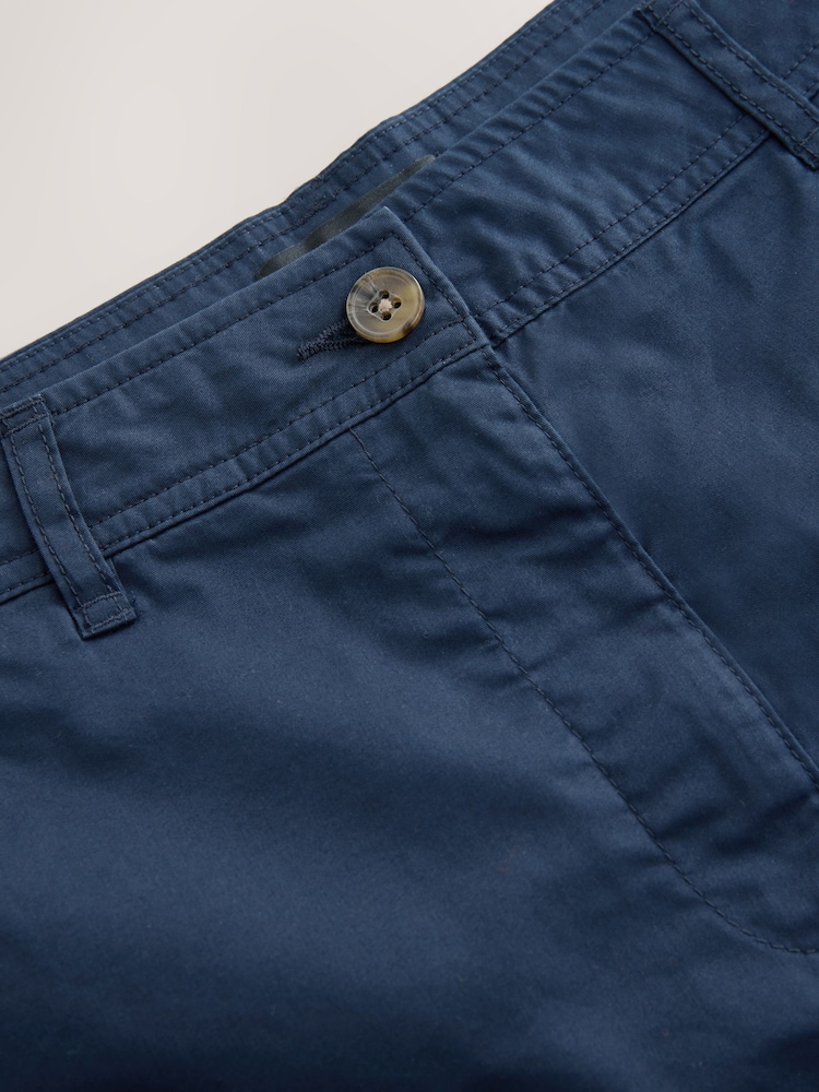 Navy Knee Length Chino Shorts - Image 2 of 5