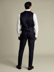 Charles Tyrwhitt Adjustable Fit End on End Travel піджачний костюм: жилет - Image 2 of 3