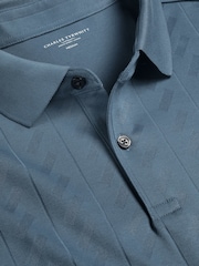 Charles Tyrwhitt Large Textured Jacquard Polo Shirt - Image 4 of 5