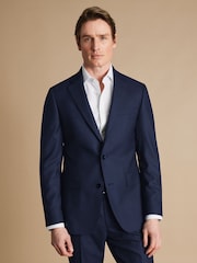Charles Tyrwhitt Slim Fit End on End Travel Suit: Jacket - Image 1 of 5