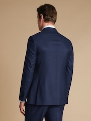 Charles Tyrwhitt Slim Fit End on End Travel Suit: Jacket - Image 2 of 5