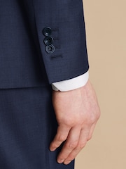 Charles Tyrwhitt Slim Fit End on End Travel Suit: Jacket - Image 4 of 5