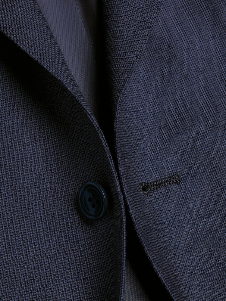 Charles Tyrwhitt Slim Fit End on End Travel Suit: Jacket - Image 5 of 5