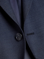 Charles Tyrwhitt Blue Slim Fit Proper Blazer Jacket - Image 4 of 4