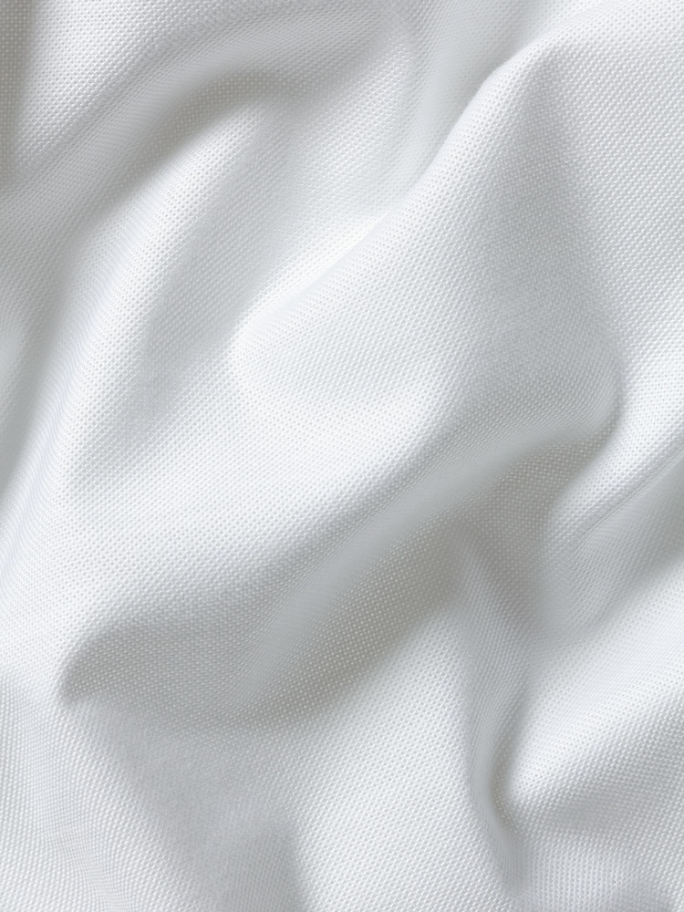 Charles Tyrwhitt White Slim Fit Plain Button Down Non Iron Stretch Oxford Shirt - Image 7 of 7