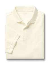 Charles Tyrwhitt Natural Large Textured Jacquard Polo Shirt - Image 3 of 5