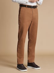 Charles Tyrwhitt Yellow Smart Casual Slim Fit Chinos - Image 1 of 5