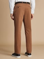 Charles Tyrwhitt Yellow Smart Casual Slim Fit Chinos - Image 2 of 5