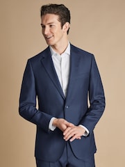 Charles Tyrwhitt ozek kroj Twill Business moška obleka: jakna; suknjič - Slika 1 iz 5