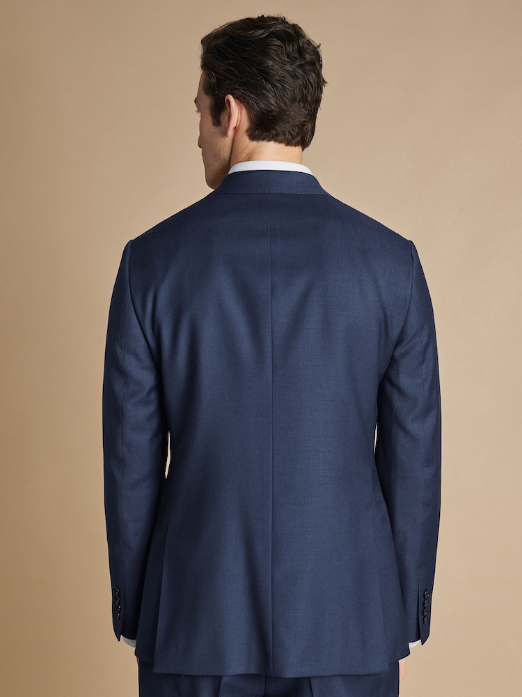 Charles Tyrwhitt ozek kroj Twill Business moška obleka: jakna; suknjič - Slika 2 iz 5