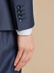 Charles Tyrwhitt ozek kroj Twill Business moška obleka: jakna; suknjič - Slika 5 iz 5