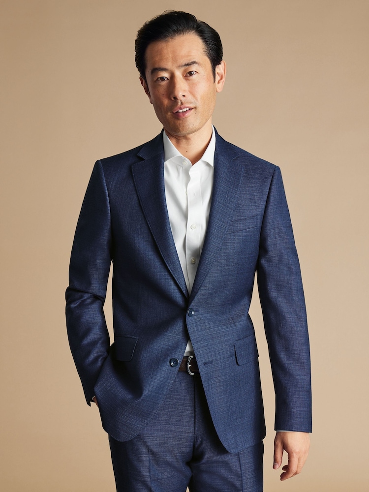 Charles Tyrwhitt Luxuriöser italienischer Anzug in schmaler Passform: Sakko - Bild 1 von 5
