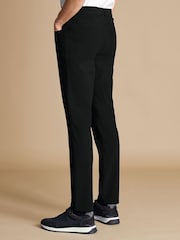 Charles Tyrwhitt Black Performance 5 Pocket Trousers - Image 2 of 5