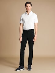 Charles Tyrwhitt Black Performance 5 Pocket Trousers - Image 3 of 5
