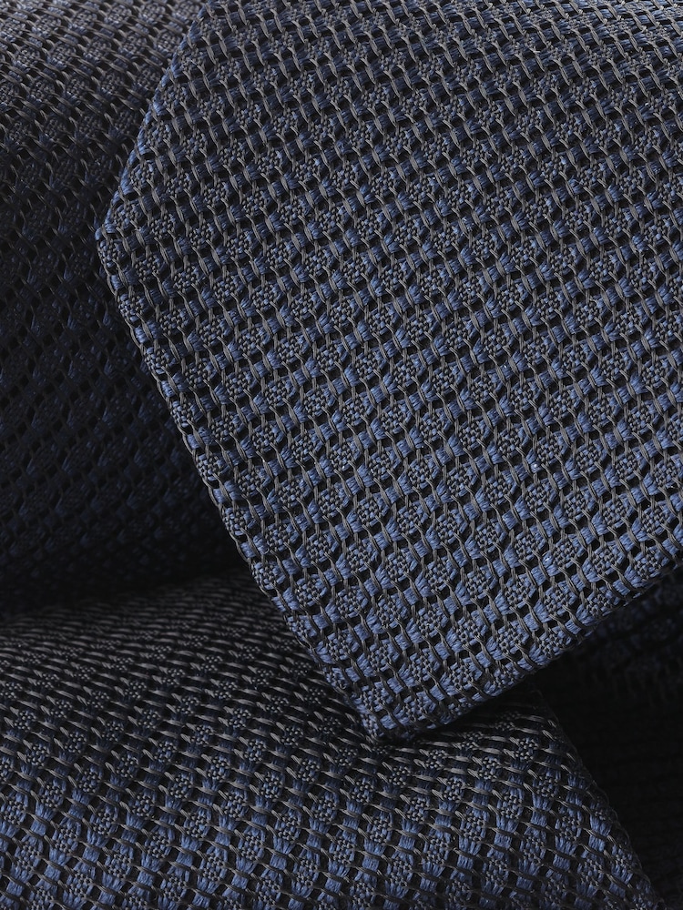 Charles Tyrwhitt Blue Grenadine Italian Tie - Image 2 of 2