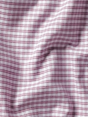 Charles Tyrwhitt Red Check Slim Fit Button-Down Non-iron Stretch Oxford Shirt - Image 5 of 6