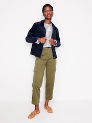 Boden Light Blue Supersoft Frill Detail Top - Image 4 of 5