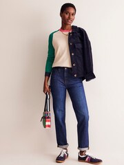 Boden Green Meg Saddle Sleeve Jumper - Image 5 of 7