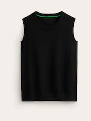 Boden Black Catriona Crew Neck Cotton Tank - Image 5 of 6