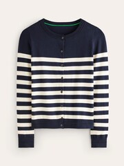 Boden Blue Catriona Cotton Cardigan - Image 5 of 6