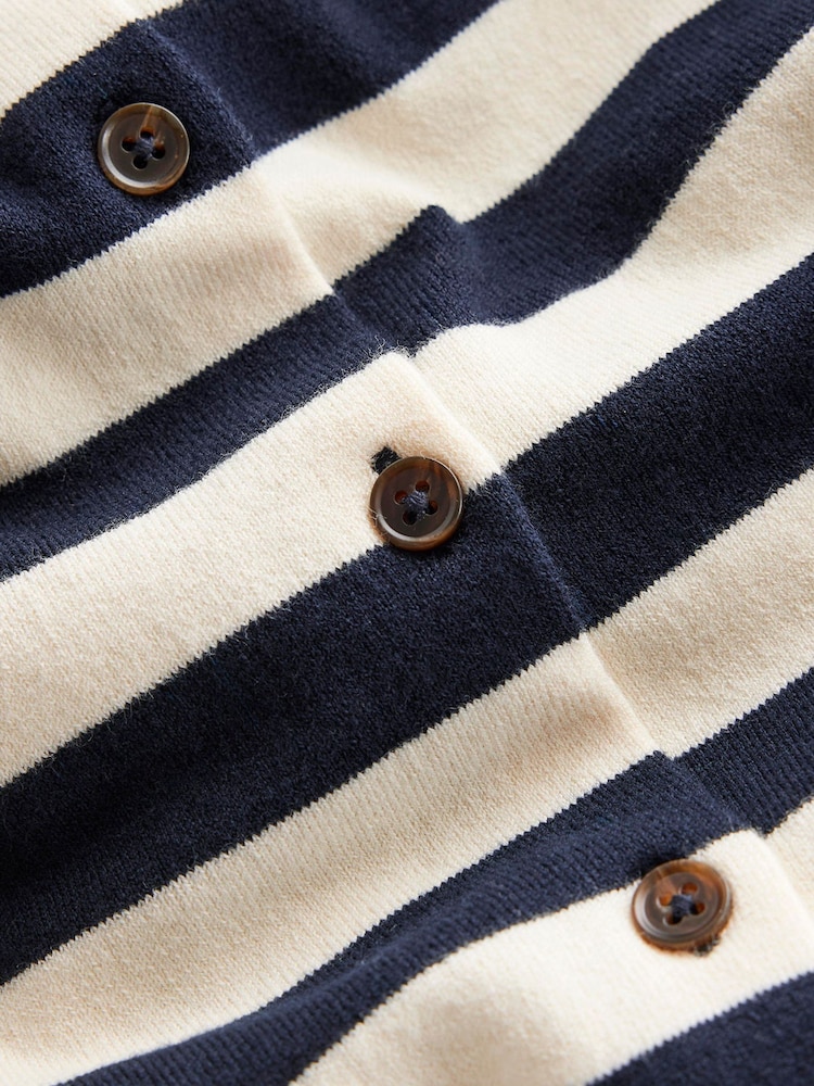Boden Blue Catriona Cotton Cardigan - Image 6 of 6