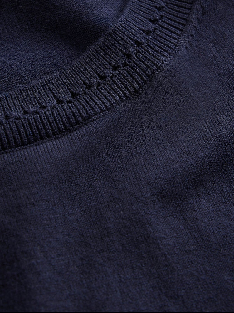 Boden Blue Catriona Crew Neck Cotton Tank - Image 6 of 6 Boden Blue Catriona Crew Neck Cotton Tank - Image 6 of 6