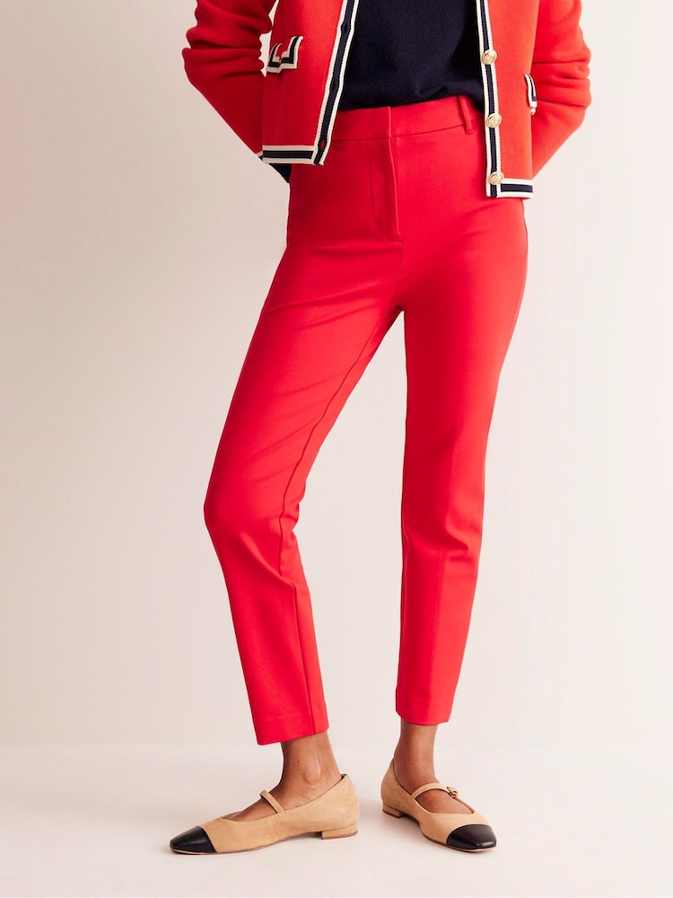 Boden Red Light Petite Highgate Ponte Trousers - Image 4 of 5