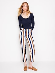 Boden Blue Double Layer Scoop Long Sleeve T-Shirt - Image 2 of 5