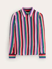 Boden Brown/Pink Sienna Silk Shirt - Image 5 of 5