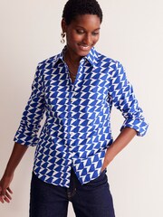 Boden Blue Petite Sienna 100% Cotton Shirt - Image 1 of 5