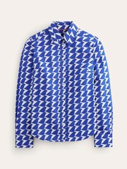 Boden Blue Petite Sienna 100% Cotton Shirt - Image 5 of 5