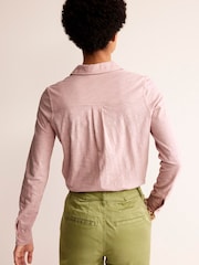 Boden Pink Amelia Jersey 100% Cotton Shirt - Image 3 of 5