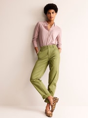 Boden Pink Amelia Jersey 100% Cotton Shirt - Image 4 of 5