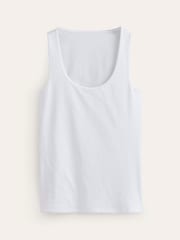 Boden White Double Layer Scoop Neck Vest - Image 4 of 4