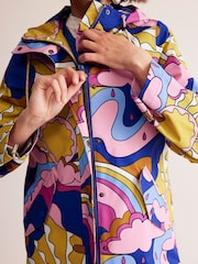 Boden Light Pink Wells Waterproof Coat - Image 3 of 5