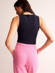 Boden Blue Double Layer Scoop Neck Vest - Image 2 of 5