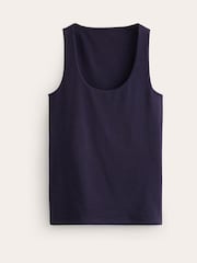 Boden Blue Double Layer Scoop Neck Vest - Image 5 of 5