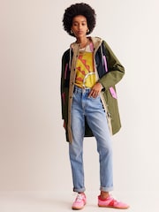Boden Green/Grey Wells Waterproof Coat - Image 1 of 6