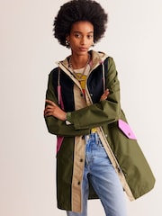 Boden Green/Grey Wells Waterproof Coat - Image 4 of 6