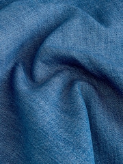Blue Denim Denim Long Sleeves 100% Cotton Shirt - Image 2 of 3