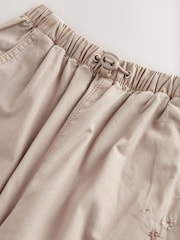 Stone Embroidered Parachute 100% Cotton Trousers - Image 3 of 5