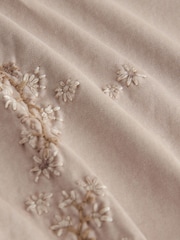 Stone Embroidered Parachute 100% Cotton Trousers - Image 5 of 5