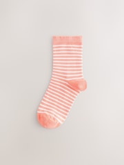 Multi 5 Pack Cotton Rich Ruffle Ankle socks - Image 3 of 9