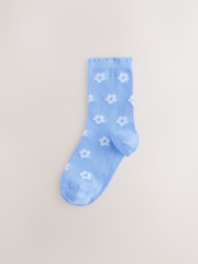 Multi 5 Pack Cotton Rich Ruffle Ankle socks - Image 7 of 9