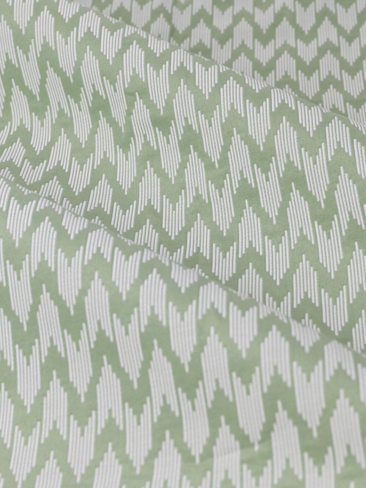 Sanderson Sage Hutton Woven Jacquard Pencil Pleat Curtain - Image 4 of 4