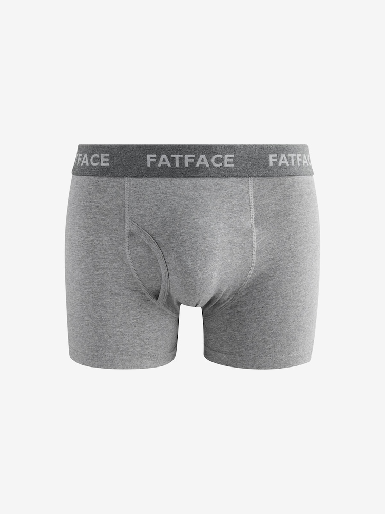 Grey & Green Stripe - FatFace Classic Boxers 2 Pack - Imagen 3 de 3