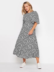 M&Co Black Petite Floral Boho Dress - Image 3 of 5