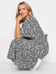 M&Co Black Petite Floral Boho Dress - Image 5 of 5