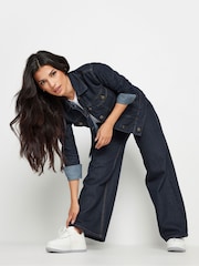 PixieGirl Petite Indigo Blue 100% Cotton Denim Jacket - Image 2 of 5