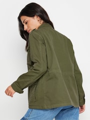 PixieGirl Petite Green 100% Cotton Utility Jacket - Image 3 of 5